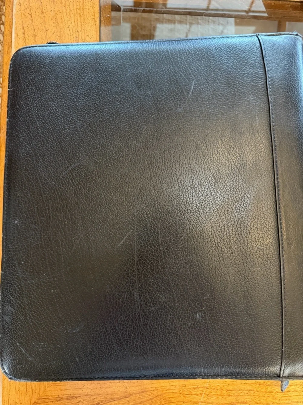 Black Leather Monarch Franklin Planner